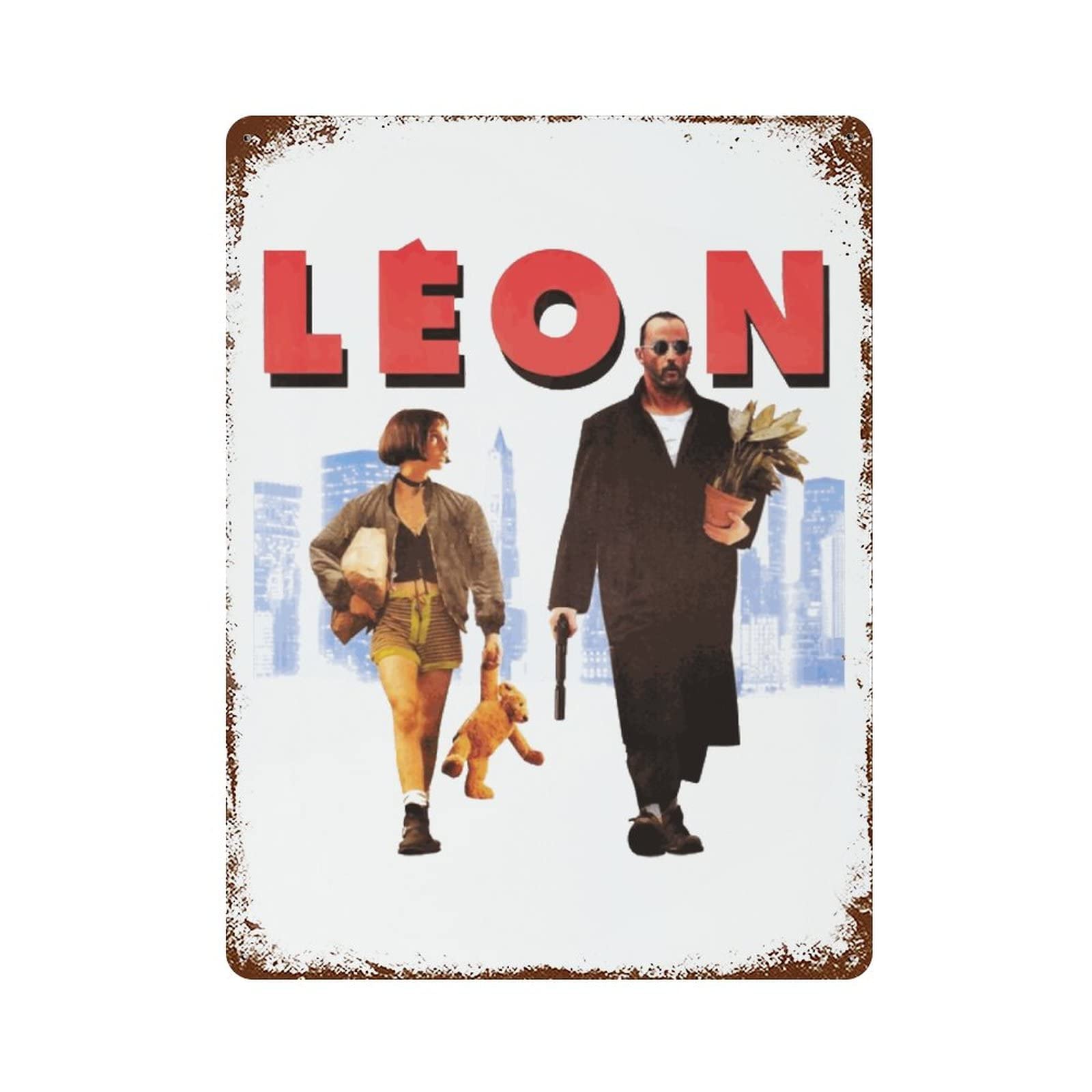 Amazon.co.jp: レオン マチルダ LEON 映画 ブリキの看板 ヴィンテージ